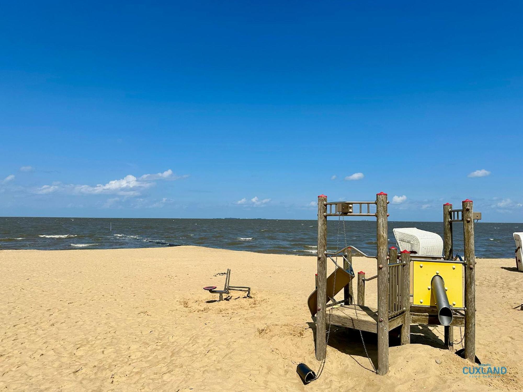 Urlaub Mit Spektakulaerer Aussicht Auf Das Wattenmeer Apartment Cuxhaven Bagian luar foto